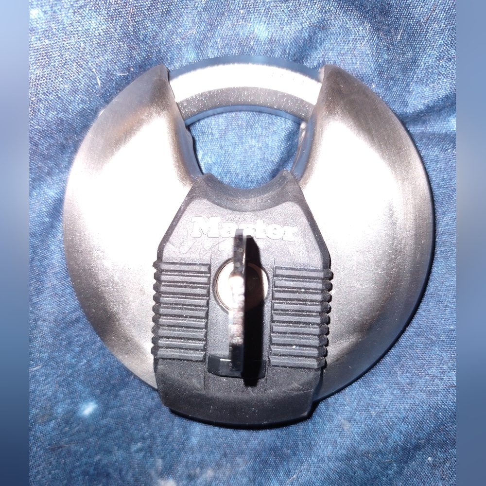 Master Lock and key
